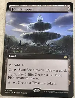 Fountainport (Extended Art) Bloomburrow Regular - Image 1