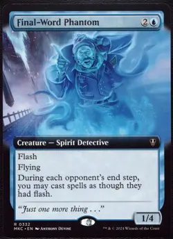 Final-Word Phantom - 332 Extended not foil MTG MKC - Image 1