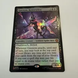 Gwenom, Remorseless FOIL 56 Marvel's Spider-Man SPM MTG Mythic Unplayed Mint NM - Image 3