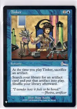 Tinker NM/M* Urza's Legacy (The List) ENGLISH 45/143 mtg -UnltdCards - Image 1