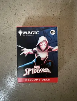 2025 MTG Magic The Gathering SPIDER-MAN DECK SDCC COMPLETE SET of Welcome 5 wCOA - Image 3