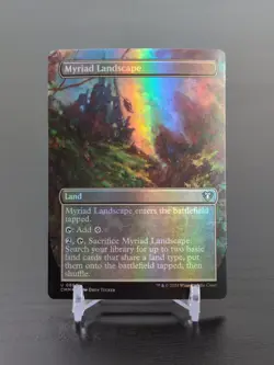 MTG Myriad Landscape Commander Masters 0660 Foil Uncommon - NM - Image 1