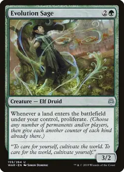 Evolution Sage Regular - War Of The Spark MTG-LP - Image 1