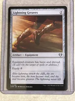 Lightning Greaves Commander Masters Regular - Image 1
