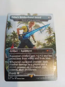 Tidus's Brotherhood Sword - Sword of Truth and Justice Secret Lair Drop Regular - Image 1