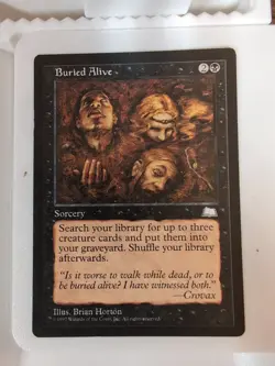 Buried Alive Weatherlight Magic: The Gathering - Image 1