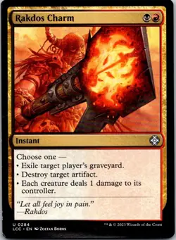 Magic the Gathering HP Rakdos Charm The Lost Caverns of Ixalan Commander MTG - Image 1