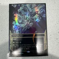 MTG EOE Mutavault Stellar Sights Borderless Foil 0028 - Image 1