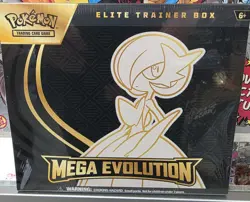 Pokemon TCG Mega Evolutions Elite Trainer Box Gardevoir Art! IN HAND USA SELLER - Image 1