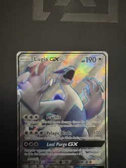 Pokemon Lugia GX Full Art Holo Card 207/214 Sm-Lost Thunder - Image 4
