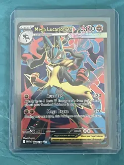 Pokemon TCG Mega Lucario EX 160/132 Ultra Rare Holo NM Mega Evolutions Full Art - Image 1