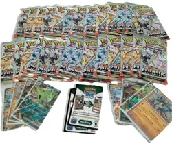 Lot of 28 Pokemon Prismatic Evolutions Packs - Lucario Ex & Tyranitar Ex Premium - Image 1