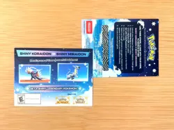 Pokemon Scarlet And Violet Promo Code Cards - Image 1