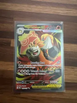 Pokemon TCG Mega Evolution Mega Camerupt EX 156/132 Ultra Rare - Image 1