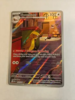 Pokemon Mega Evolution Gumshoos 153/132 Illustration Rare IR NM Full Art - Image 1
