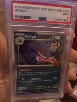 Pokemon Gengar Graded *PSA MINT 9* Trick or Trade 2024 #057 - FREE SHIPPING! - Image 1