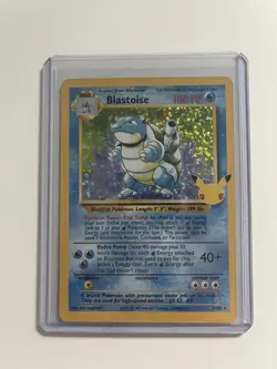 Blastoise 25th Anniversary Pokemon Celebrations Classic Collection 2/102 - Image 1