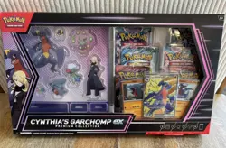 Pokemon Cynthia’s Garchomp EX Premium Collection Box New Sealed - Image 1