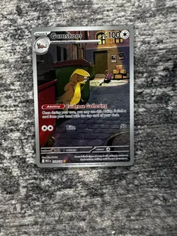 Gumshoos 153/132 Illustration Rare Pokemon Mega Evolution NM - Image 1