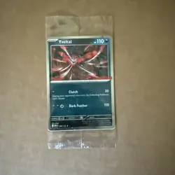 Sealed Yveltal 088/132 Reverse Holo Mega Evolution Pokemon GAMESTOP PROMO - Image 1