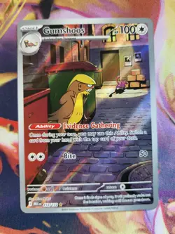 Gumshoos 153/132 Illustration Rare Mega Evolution English Pokemon TCG NM/M - Image 1