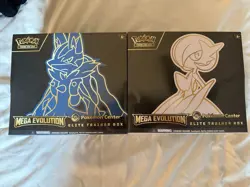 Pokemon TCG Mega Evolution Pokemon Center Exclusive ETB Set of 2 Factory Sealed - Image 1
