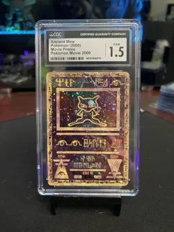 CGC 1.5 Ancient Mew Pokemon Movie 2000 Promo Graded - Image 1