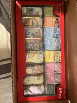 (2x) Costco Pokemon Prismatic Evolutions Mini Tins 8 Pack (16 Mini Tins) - Image 1