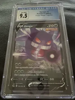 GENGAR V 2021 POKEMON FUSION STRIKE FULL ART HOLO 156/264 CGC 9.5 GEM MINT - Image 1