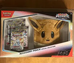 Pokemon Prismatic Evolutions Eevee Accessory Pouch Special Collection - Image 1