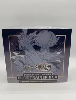 Chilling Reign Pokemon Center ETB Ice Rider Calyrex Factory Sealed W/Case - Image 1