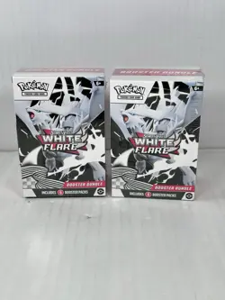 LOT OF 2 Pokemon Scarlet & Violet - White Flare Booster Bundle - SEALED - Image 1