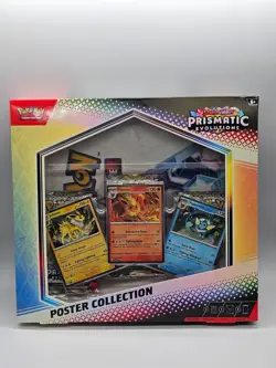 Pokemon Prismatic Evolutions Poster Collection Box New Factory Sealed - Image 1