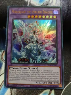 Yugioh Mirrorjade the Iceblade Dragon Ultra Rare SDAZ-EN041 1st Ed Near Mint - Image 1