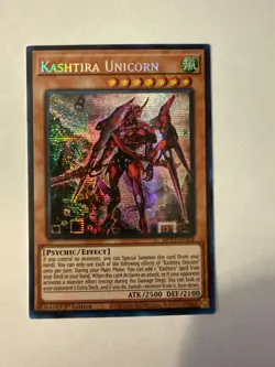 Yugioh - Kashtira Unicorn - MP23-EN164 Secret Rare 1st Ed NM - Image 1