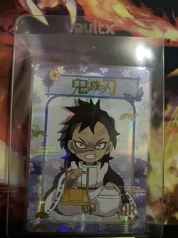 Obanai Iguro + Genya Shinazugawa QR Demon Slayer Anime Trading Card - Image 3