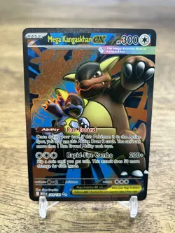 Pokemon TCG Mega Kangaskhan EX Mega Evolution Ultra Rare Full Art Card 164/132 - Image 1