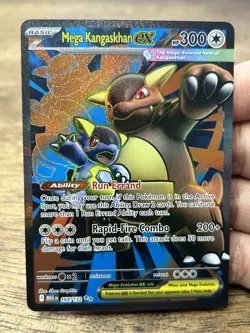 Pokemon TCG Mega Kangaskhan EX Mega Evolution Ultra Rare Full Art Card 164/132 - Image 3