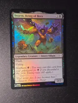 MTG #69 *FOIL* Swarm, Being of Bees Marvel's Spider-Man (SPM) NM Card - Image 1