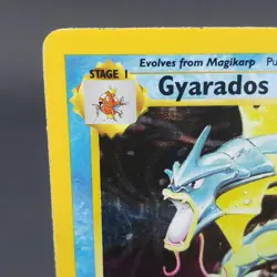 Gyarados Base Set 6/102 Pokemon Card Holo Rare WOTC Vintage 1999 - Image 2