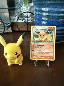 Pokemon TCG Flareon Holo Card 002/017 Pop Series 3, 2006 - Image 1
