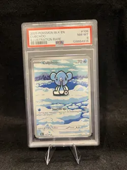 2025 Pokemon Cubchoo Illustration Rare Card PSA 8 NM-MT #109 - Image 1