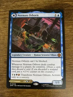 Norman Osborn Marvel's Spider-Man Regular Rare Card Magic The Gathering - Image 2
