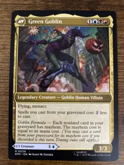Norman Osborn Marvel's Spider-Man Regular Rare Card Magic The Gathering - Image 3
