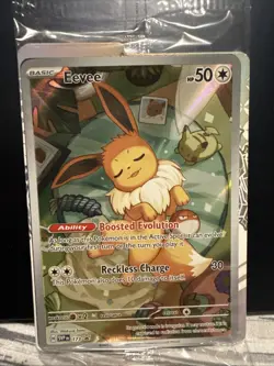 Eevee 173 Prismatic Evolutions Elite Trainer Box Promo Card Sealed, Pokemon TCG - Image 1