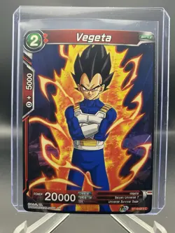 Dragon Ball Super CCG Vegeta BT16-013 C Bandai Anime Trading Card - Image 3