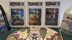 MTG Final Fantasy PSA 10 Sephiroth Fabled Soldier 5 Card Borderless Set #317/382 - Image 3