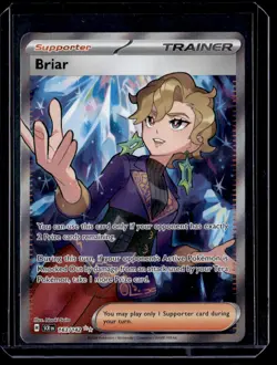 Briar 163/142 Ultra Rare Stellar Crown Pokemon Card 2024 NM - Image 1