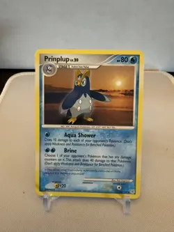 Prinplup Diamond & Pearl 58/130 Regular Uncommon Pokemon Trading Card - Image 1