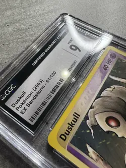 Pokemon Card Duskull CGC 9.5 Mint+, e-Reader EX Sandstorm 61/100, 2003 (1) - Image 5